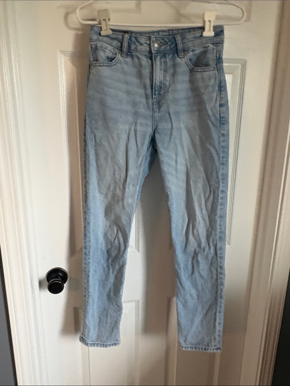 American Eagle Mom Jean Light Blue Size 0 Short